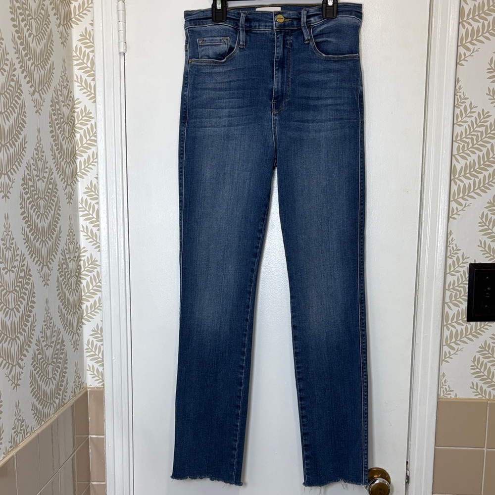 Frame Denim Women's Le Sylvie Slender Straight Size 28